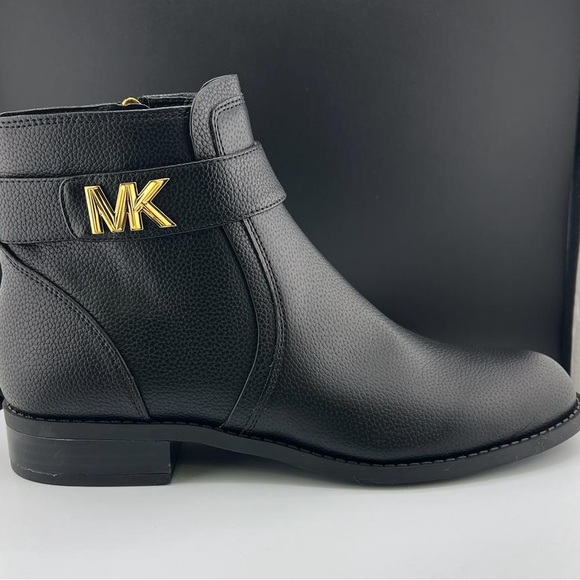 Michael Michael Kors Women’s Jilly Flat Booties. Leather. New - Picture 3 of 13